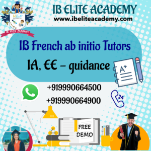IB French Online Tutors