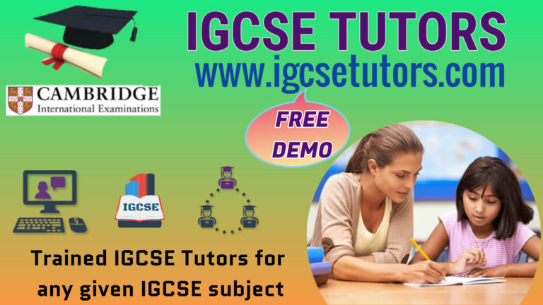 IGCSE Online Tutors